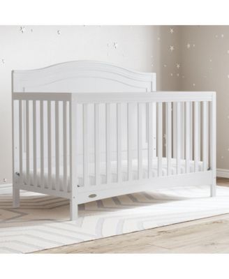 Paris 4-in-1 Convertible Crib (White) – GREENGUARD Gold Certified