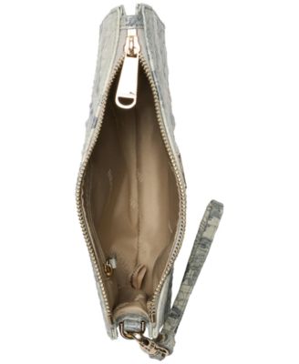 Daisy Melbourne Embossed Leather Clutch