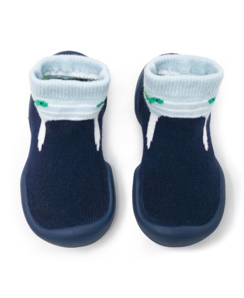 Обувь Komuello First Walk Sock Shoes Navy Dash для мальчиков-малышей