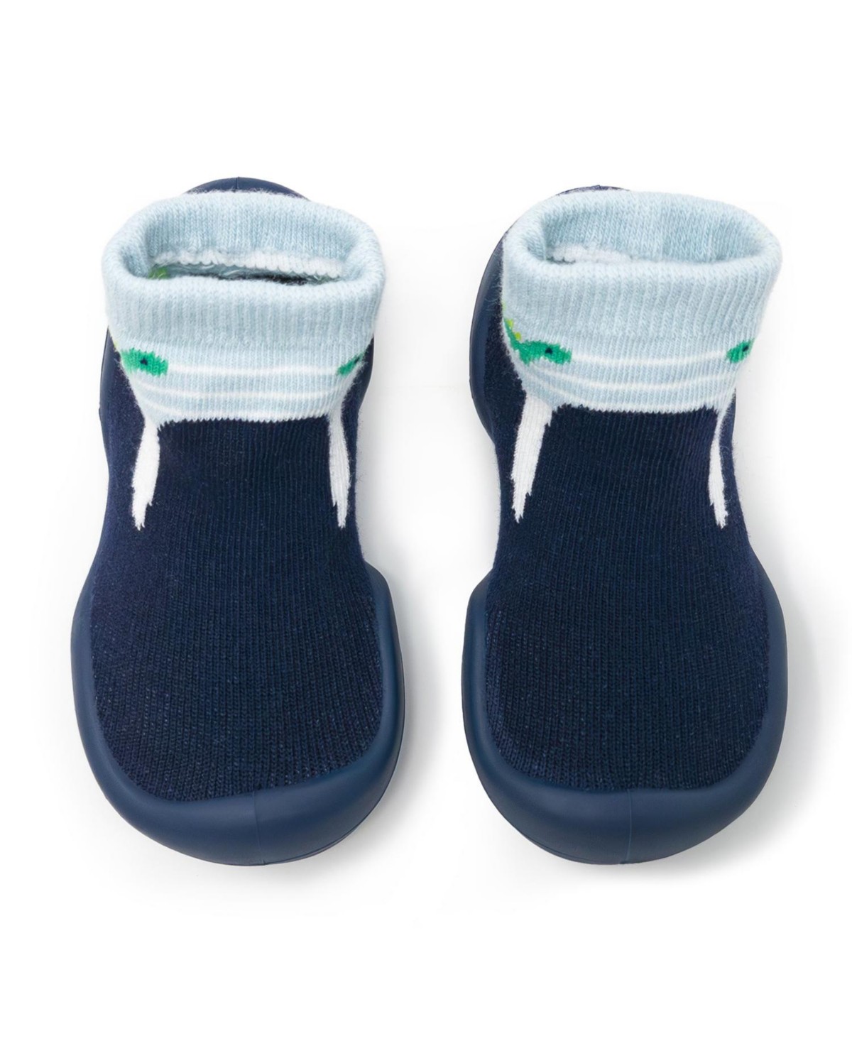 Детские Komuello Baby Boy First Walk Sock Shoes Navy Dash — фото 1