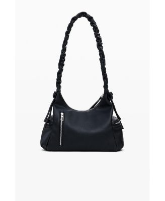 Women's Medium 3D logo bag with ruched handle