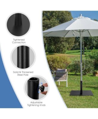 42 LBS Weighted 25 Inch Square Patio Umbrella Base