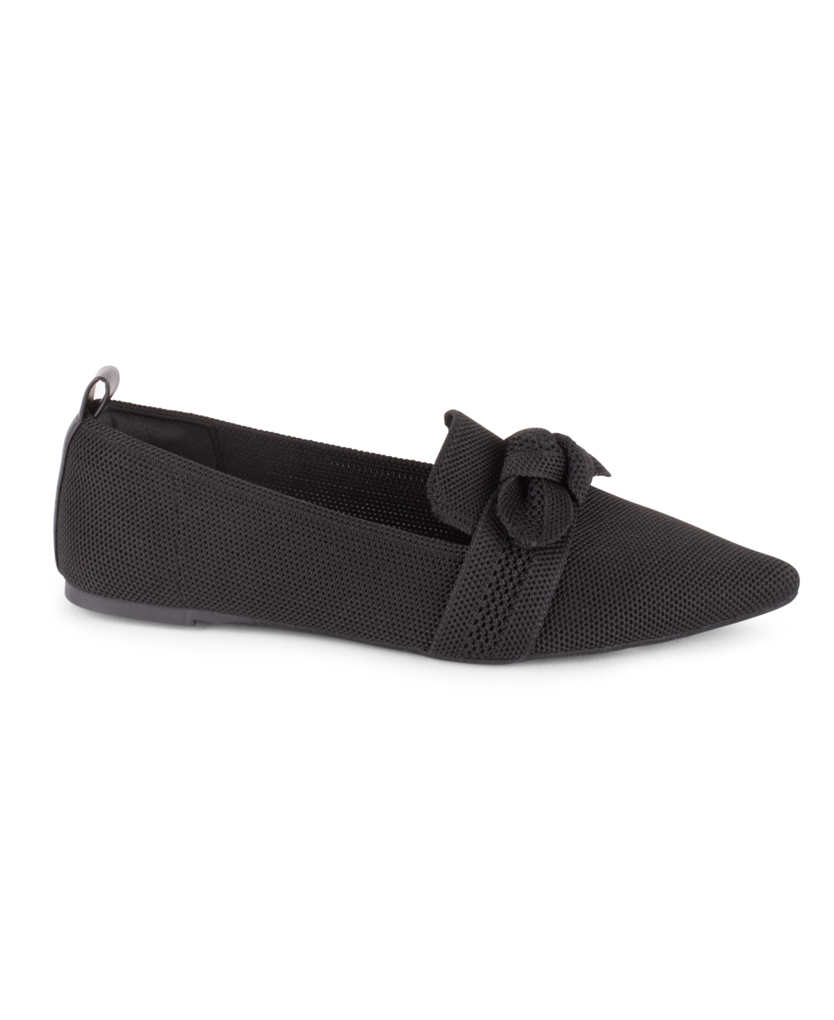 Tahari Women's Venice Knit Slip-on Flats In Black