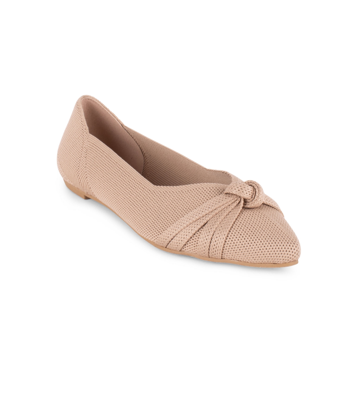 Tahari Women's Catalina Knit Slip-on Flats In Neutral