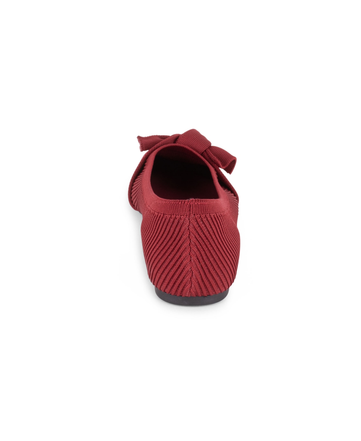 Tahari Montserrat Pointed Toe Flat In Red