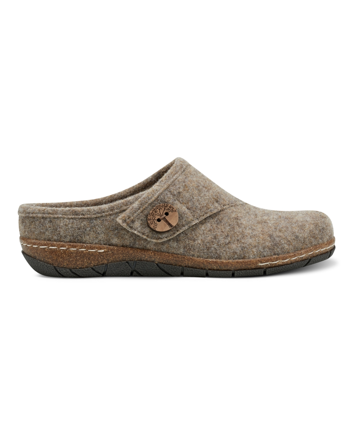 Earth Women's Ezra Button Wrap Slip-on Clogs In Brown