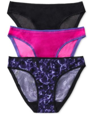 Women's Mesh Hip Bikini Underwear 3 Pack 3202P3