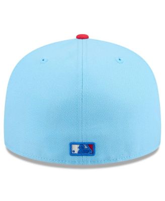 Men's Light Blue/Red Los Angeles Angels 2025 Fourth of July 59FIFTY Fitted Hat