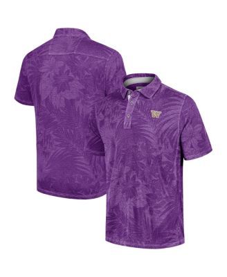 Tommy Bahama - Men's Purple Washington Huskies Sport Santiago Paradise Polo Shirt