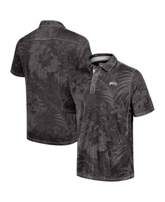 Tommy Bahama - Men's Black Ohio State Buckeyes Big Tall Sport Santiago Paradise Polo Shirt