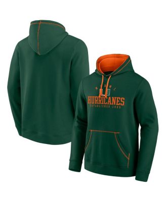 Fanatics - Men's Green Miami Hurricanes Toppler Fleece Pullover Hoodie