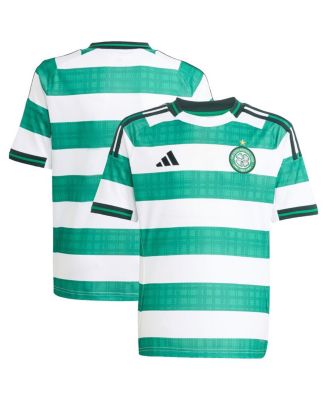 adidas - Big Boys and Girls White Celtic 2025/26 Replica Jersey
