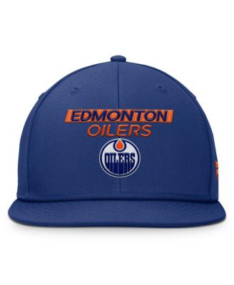 Men's Blue Edmonton Oilers Authentic Pro Prime Snapback Hat