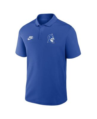 Men's Royal Duke Blue Devils Primetime Victory Legacy Vault Logo Performance Polo Shirt