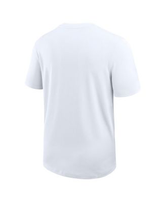 Men's White Oklahoma Sooners 2025 Sideline UV Performance Coach T-Shirt
