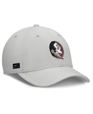 Men's Gray Florida State Seminoles Rise Practice Performance Adjustable Hat