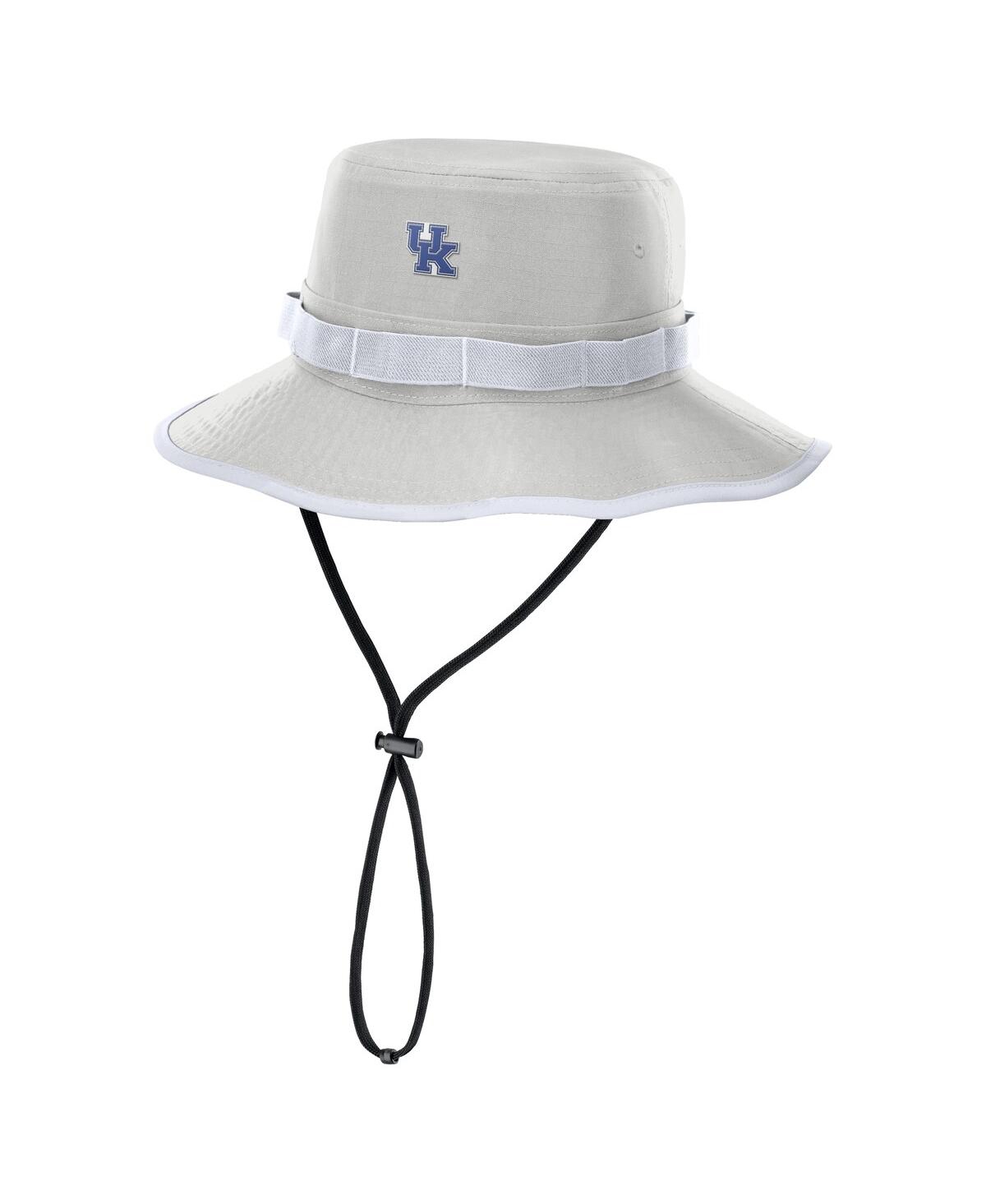 Men's Gray Kentucky Wildcats 2025 Sideline Apex Boonie Performance Bucket Hat - Gray