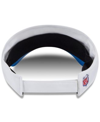 Men's White/Blue Detroit Lions 2025 NFL Training Camp Adjustable Visor Hat