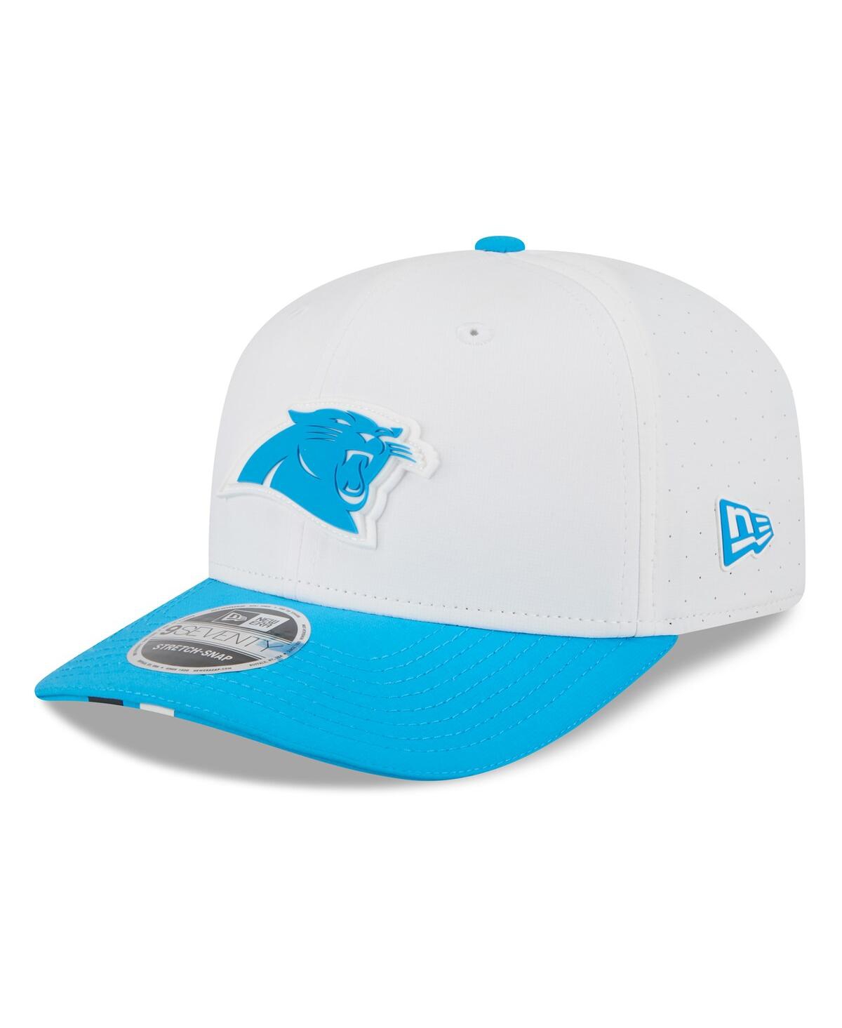 Men's White/Blue Carolina Panthers 2025 Nfl Training Camp 9SEVENTY Adjustable Hat - White, Blue