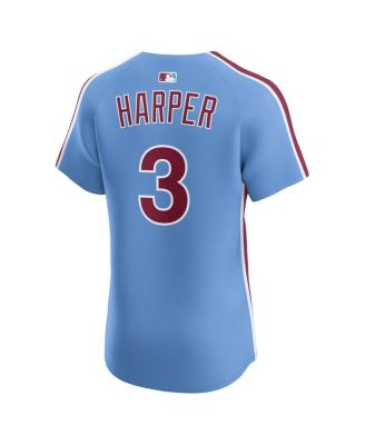 Men's Bryce Harper Light Blue Philadelphia Phillies Alternate Elite Jersey