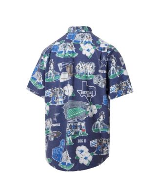 Men's Navy Dallas Cowboys Scenic Button-Down Shirt