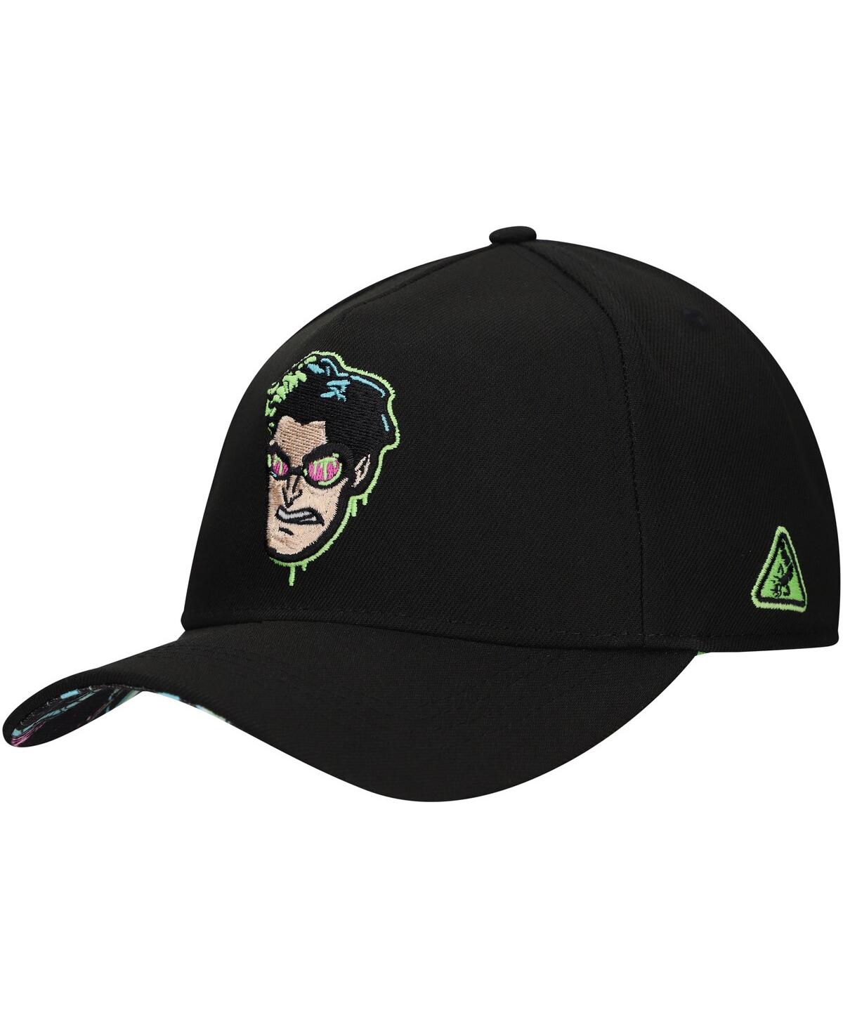 Men's Black Spider-Man Glow-in-the-Dark Dr. Octopus Radioactive A-FrameÂ Adjustable Hat - Black