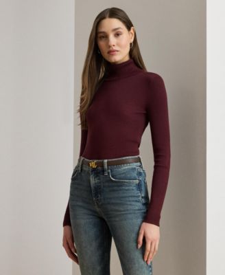 Ribbed Turtleneck Sweater