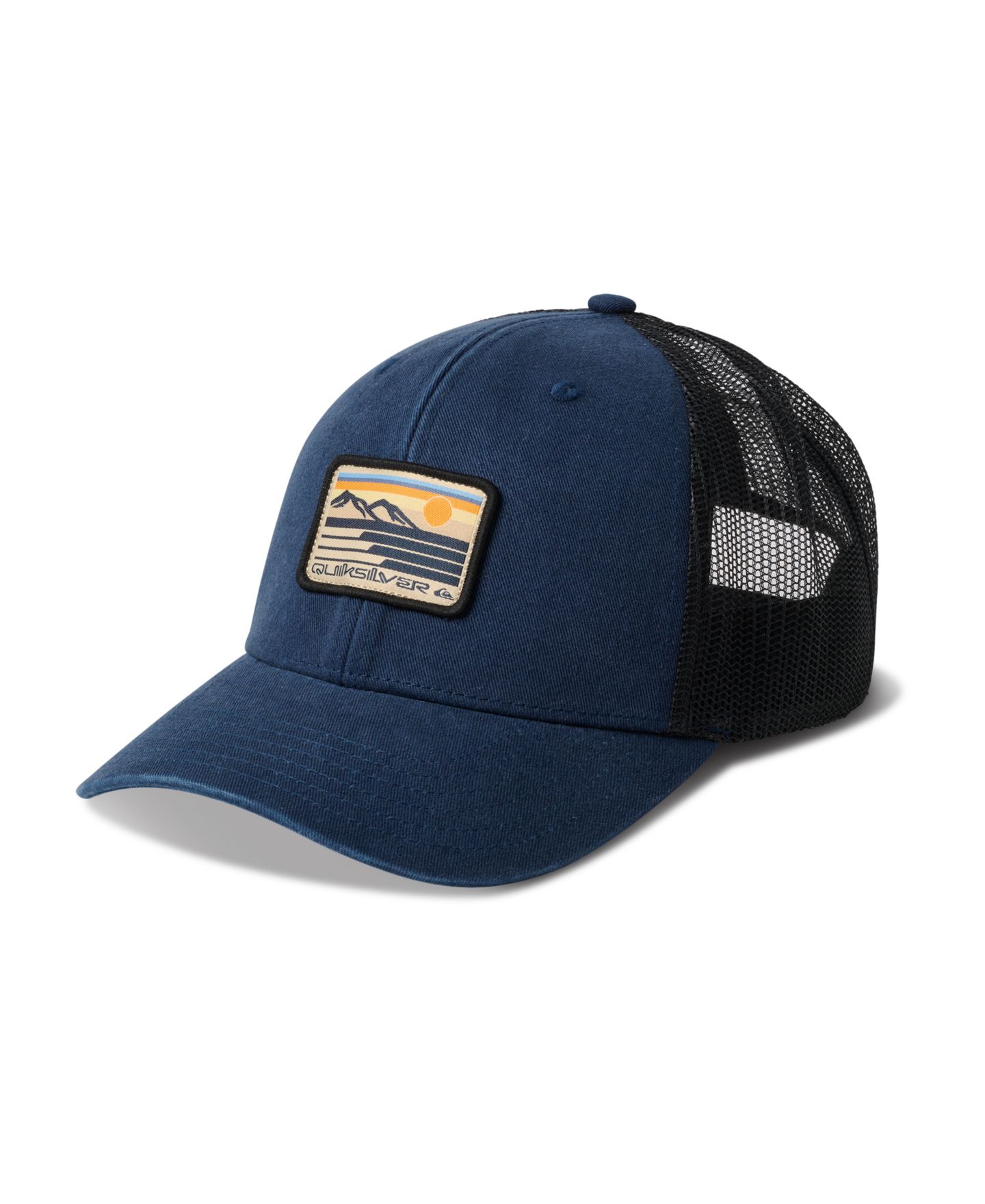 Мужская кепка Quiksilver Infinity Snapback Trucker Hat, цвет: Тёмно-синий — фото 1