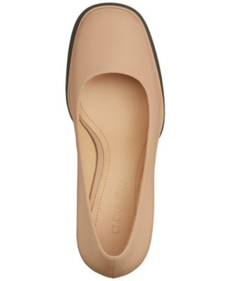 Women's Sculpted Block Heel Pumps