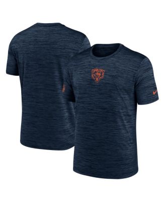 Nike - Men's Navy Chicago Bears Big Tall Sideline Velocity Performance T-Shirt