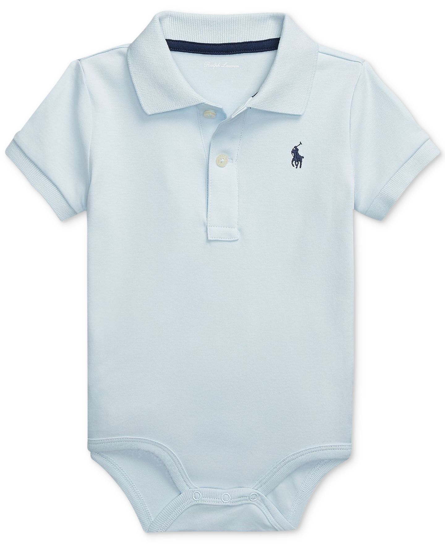 Боди, хлопок — Polo Ralph Lauren, цвет: Светлый синий — фото 1