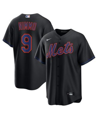 Nike - Men's Brandon Nimmo Black New York Mets Alternate Replica Jersey