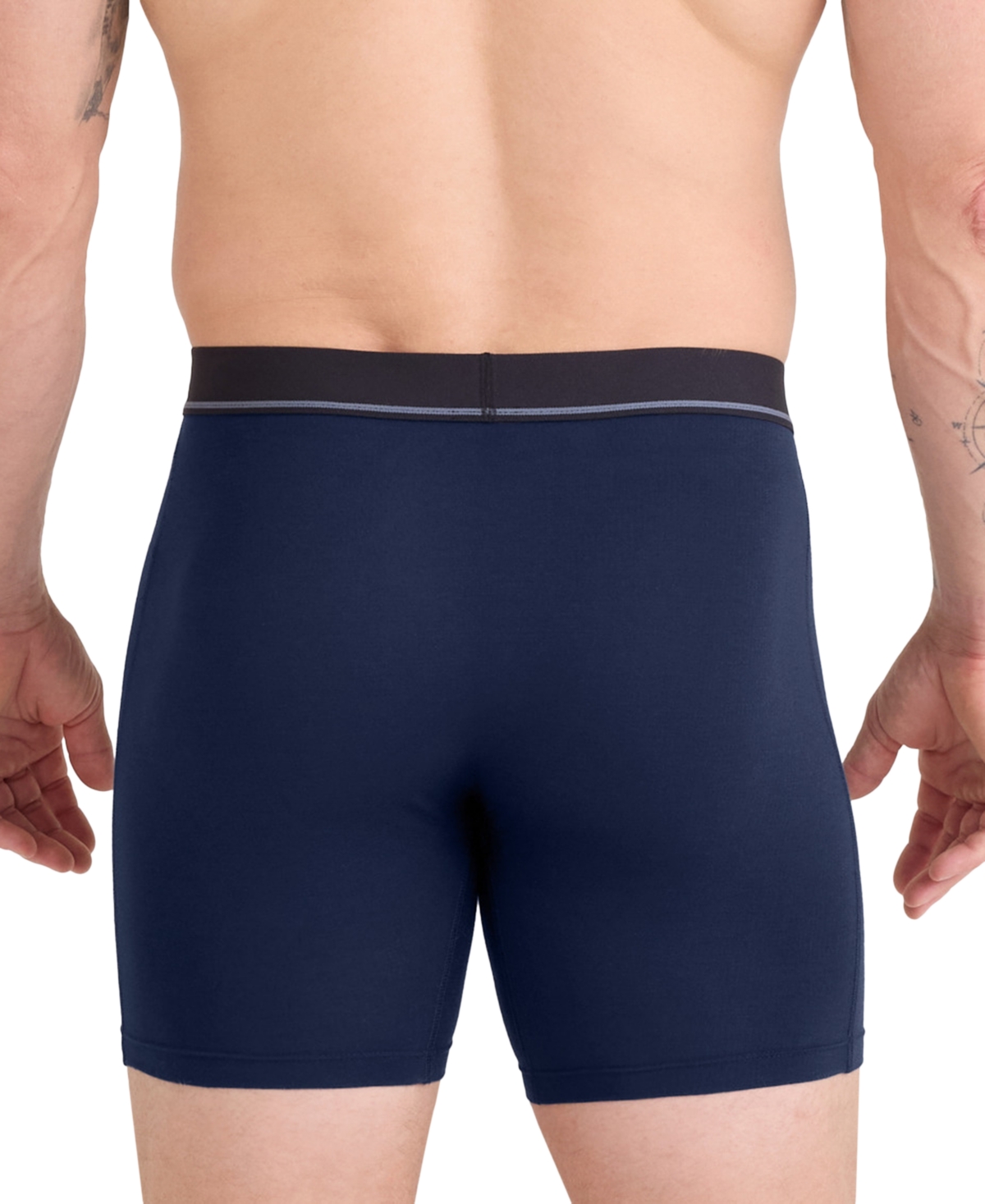 Saxx Men's 3pk. Essential Cotton Logo Boxer Briefs