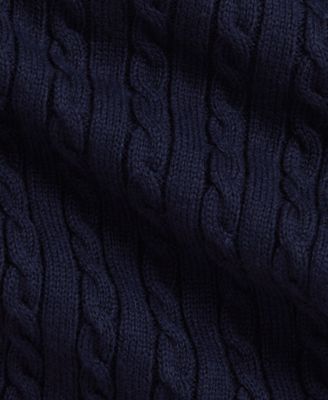 Baby Girls Cable-Knit Sweater Dress