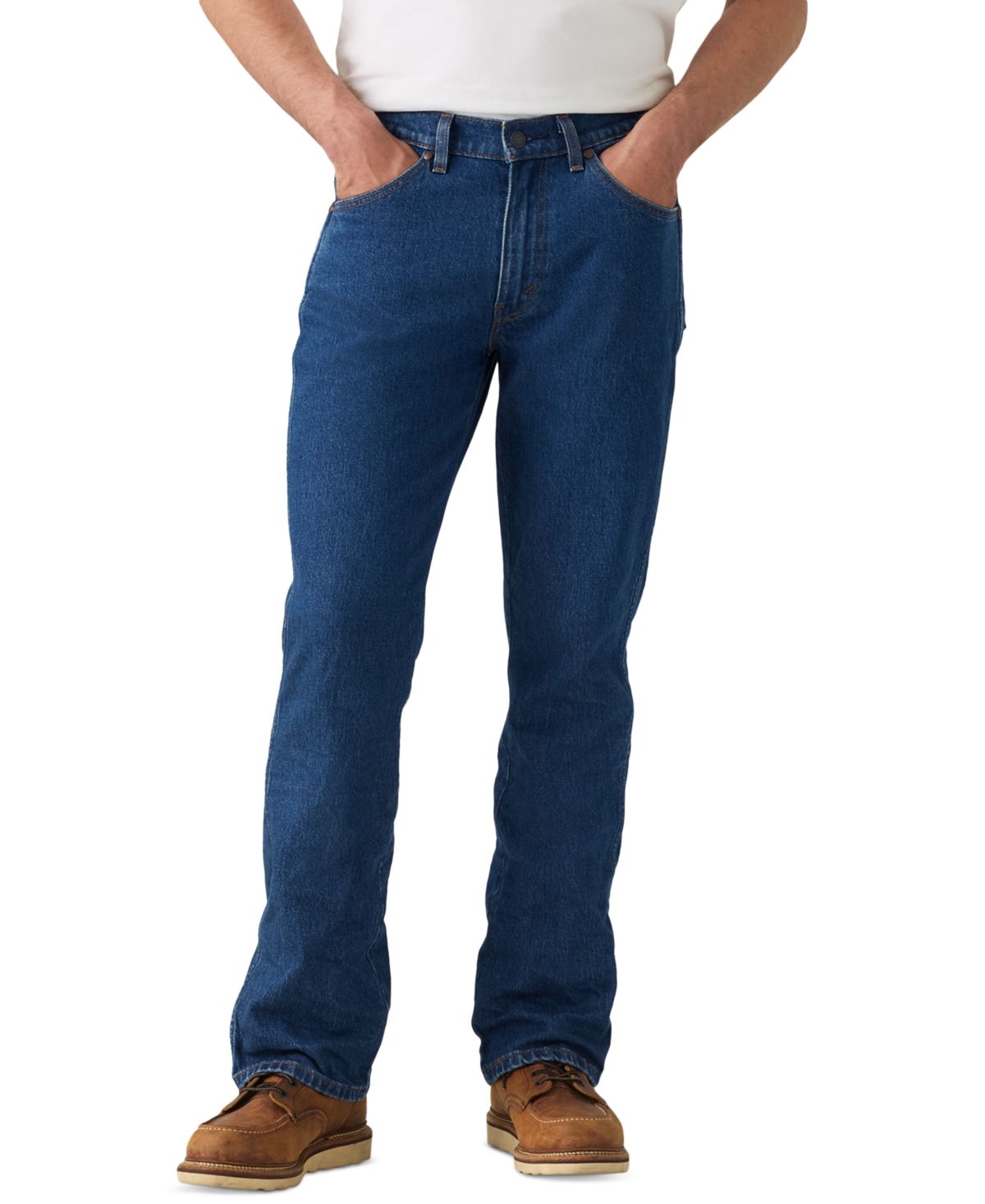 Мужские джинсы 537 обычного кроя в западном стиле с глубоким вырезом