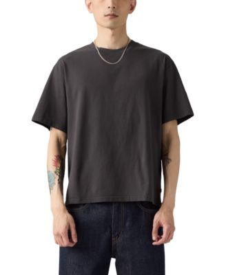 Levi's - Men's Relaxed Fit Cropped Boxy Short Sleeve Crewneck T-Shirt