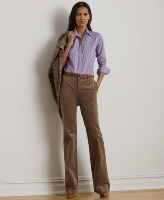 Women's Classic-Fit Striped Broadcloth Shirt