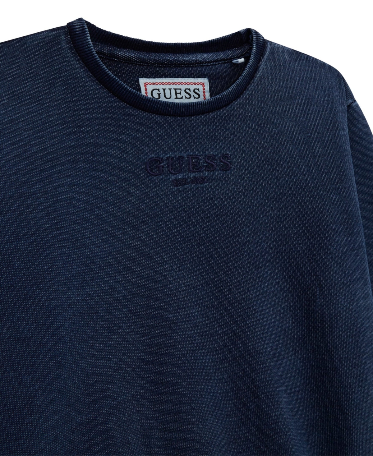 Guess Big Boys Oversize Crewneck Sweatshirt In Blue