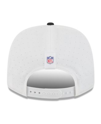 Men's White/Black Las Vegas Raiders 2025 NFL Training Camp 9SEVENTY Adjustable Hat