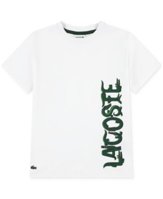 Lacoste - Big Boys Cotton Croc Letter Graphic T-Shirt