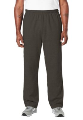 Big & Tall Lightweight Jersey Open-Bottom Sweatpants