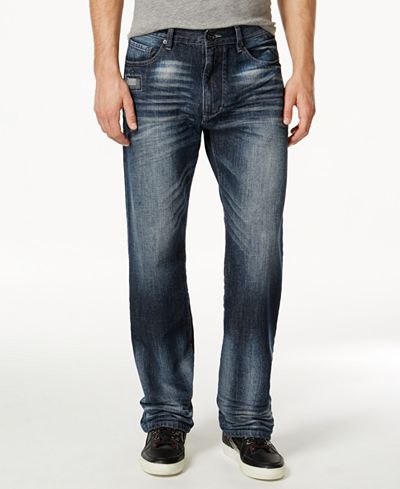 Sean John Men's Hamilton Relaxed Fit Jeans, Created for Macy's, Medium ...