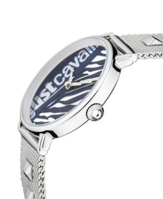 Women's Silver Stainless Steel Bracelet Watch, 32mm