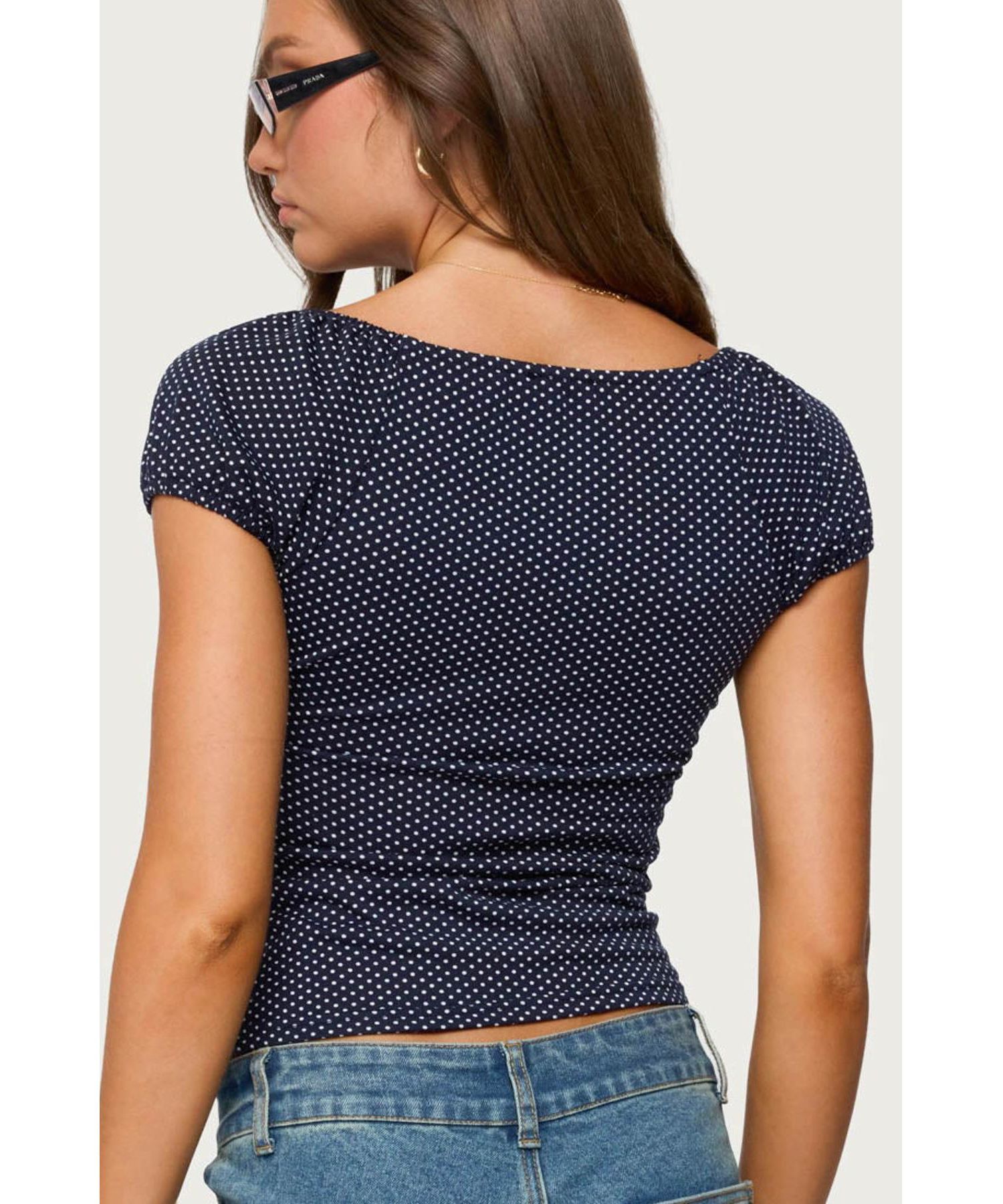Women's Stefania Polka Dot Top
