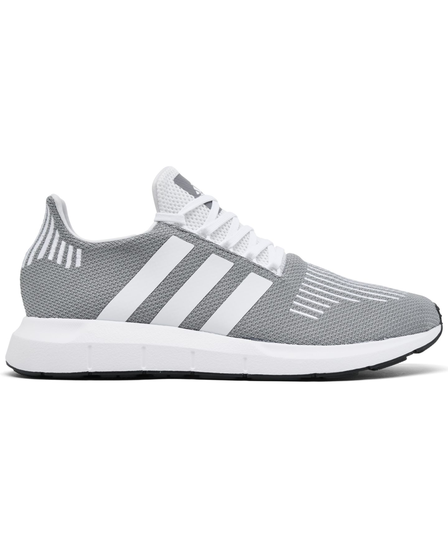 Мужские повседневные кроссовки adidas Swift Run 1.0, цвет: Серый / Белый — фото 2