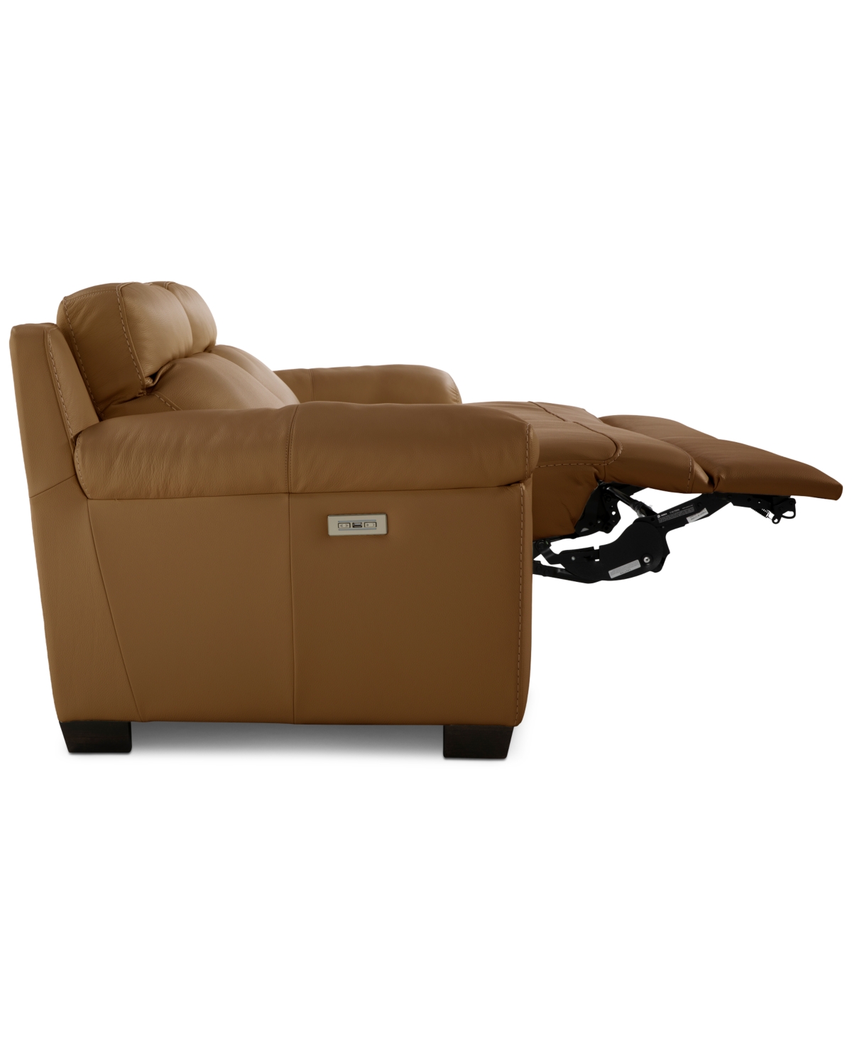 Macy's Julius Ii 2-pc. Leather Sofa With 2 Power Recliners, Exclusively At  In Brown
