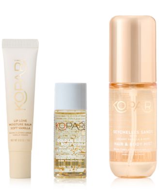 Kopari Beauty - 3-Pc. Sunkissed Vanilla Body & Lip Set