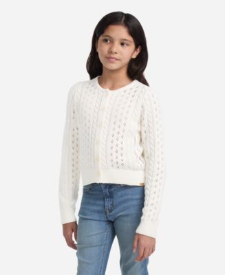 abercrombie kids Girls Cropped Cable Cardigan Sweater Macy's