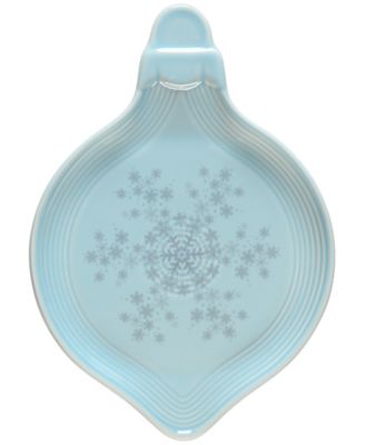 Fiesta - Sky Snowflakes 8.75" Ornament-Shaped Plate
