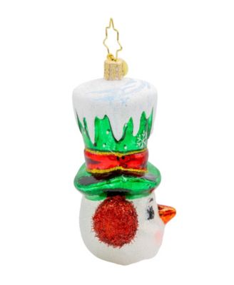Top Hat Tidings Gem Ornament